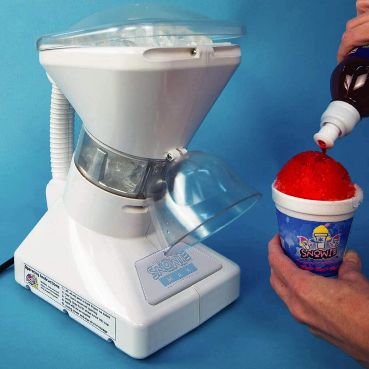 - Little  Max Snow Cone Machine - Premium Shaved Ice Maker, with Powder Sticks Syrup Mix, Entrepreneur Kit